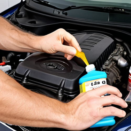 Home 6 **
A mechanic performing a regular oil change on a Kia engine. Focus on the fresh, golden oil being poured into the engine. Emphasize cleanliness and the importance of using the correct oil type and following manufacturer's specifications. Background shows a well-maintained garage with various tools neatly organized. The overall tone is informative and reassuring.
**