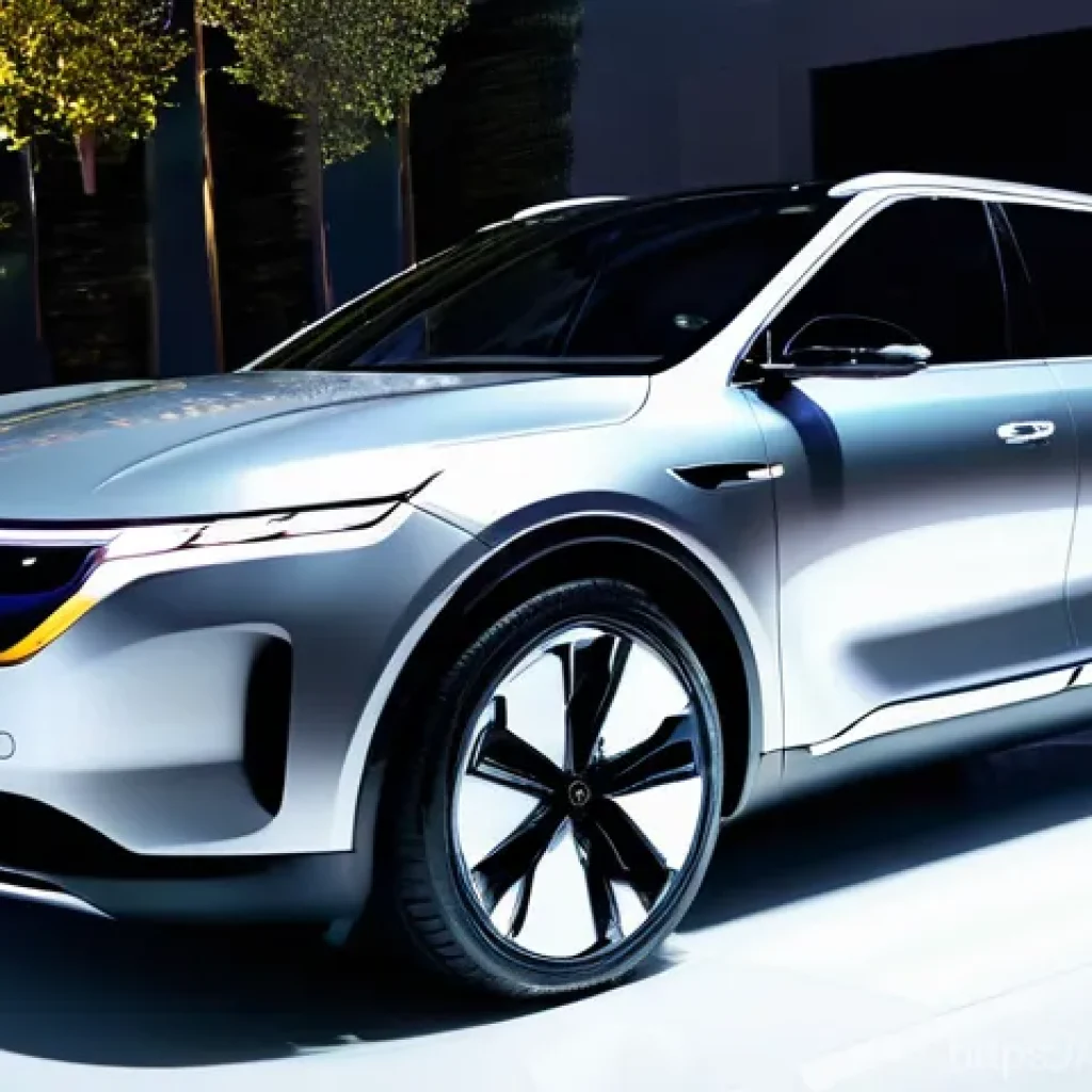 기아 EV9 가격과 스펙 비교 - **Prompt:** A striking, eye-catching Kia EV9, presented from a low-angle front-three-quarter view, e...